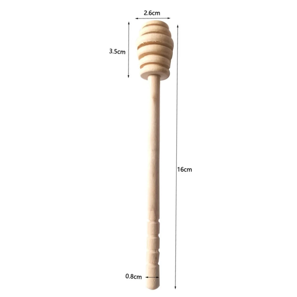 1-30PCS Honey Stirrers Honey Sticks Small Honey Spoon Sticks Long Handle Honey Spoon Dispense Drizzle Honey for Honey