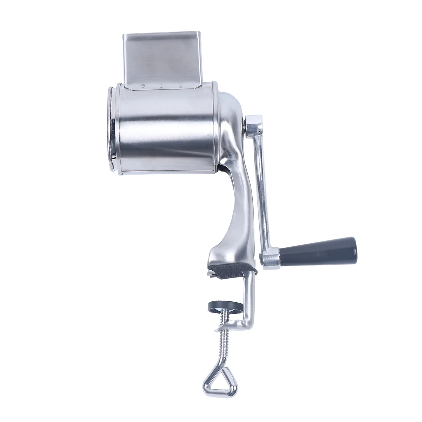 Manual Vegetable Cutter Kitchen Tool Multifunctional Stainless Steel Rotary Vegetable Grater with 5 Drum Blades
