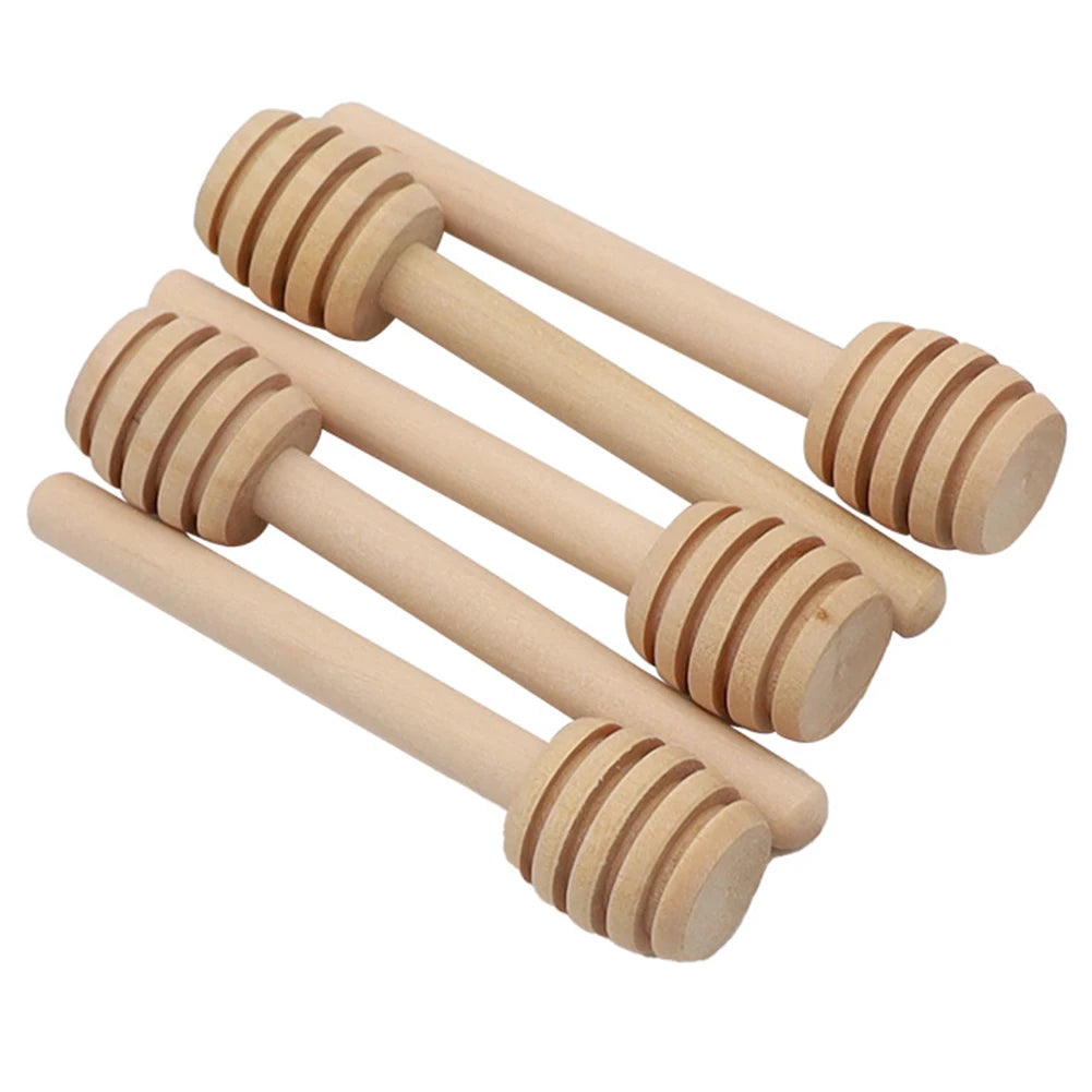 1-30PCS Honey Stirrers Honey Sticks Small Honey Spoon Sticks Long Handle Honey Spoon Dispense Drizzle Honey for Honey