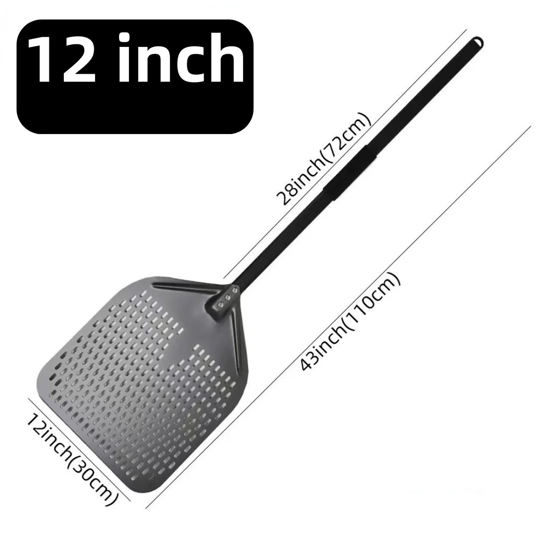 10 12 13 14 16 Inch Big Pizza Perforated Shovel Paddle Short Handle for Oven Turning Peel Kitchen Tools Nonstick Pizza Baking