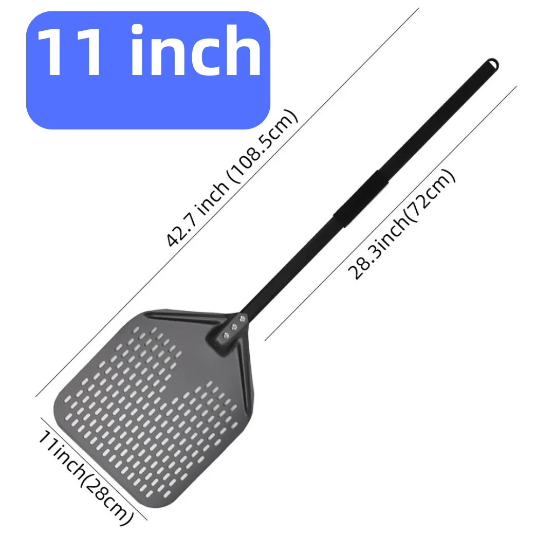 10 12 13 14 16 Inch Big Pizza Perforated Shovel Paddle Short Handle for Oven Turning Peel Kitchen Tools Nonstick Pizza Baking