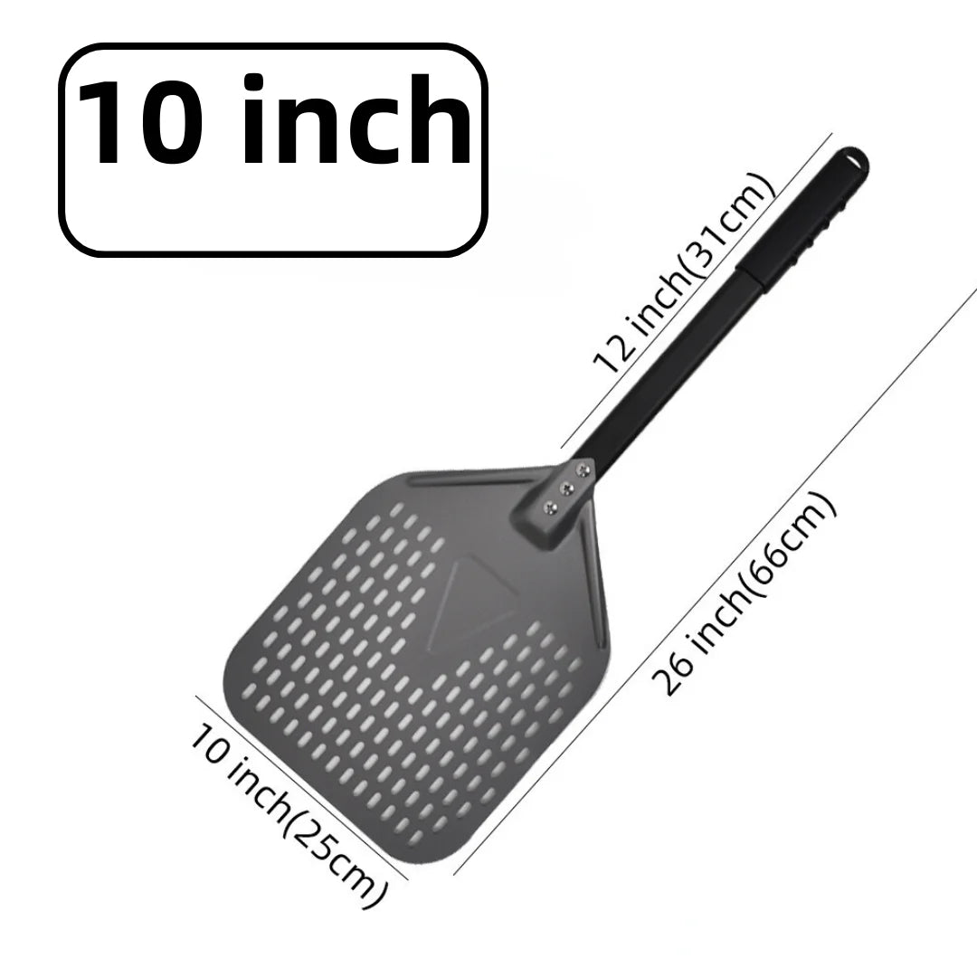 10 12 13 14 16 Inch Big Pizza Perforated Shovel Paddle Short Handle for Oven Turning Peel Kitchen Tools Nonstick Pizza Baking