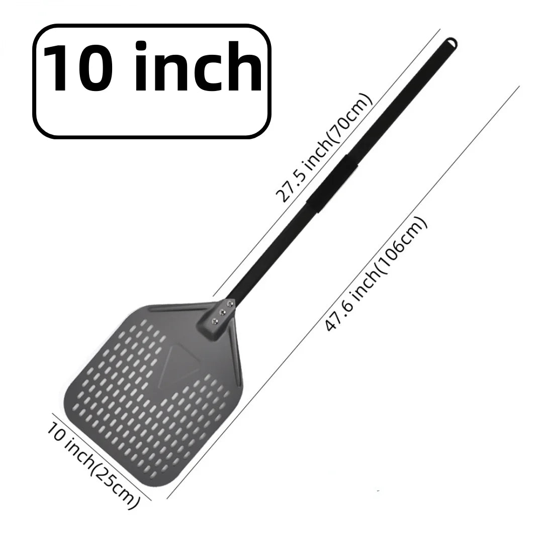 10 12 13 14 16 Inch Big Pizza Perforated Shovel Paddle Short Handle for Oven Turning Peel Kitchen Tools Nonstick Pizza  Baking