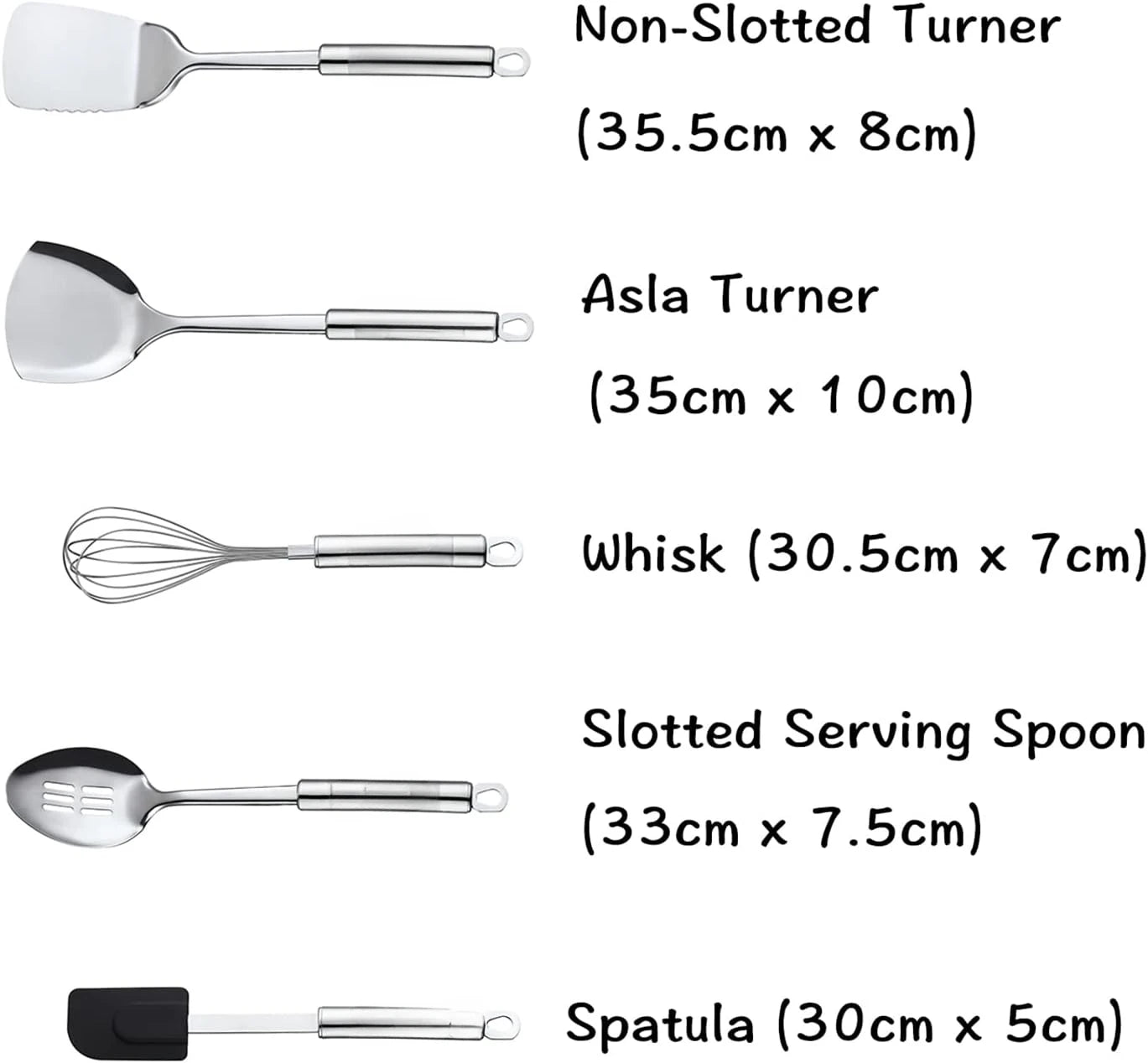 Cooking Utensil Set, 11 PCS Stainless Steel Kitchen Utensil Set, Nonstick Kitchen Gadgets Cookware Set with Spatula