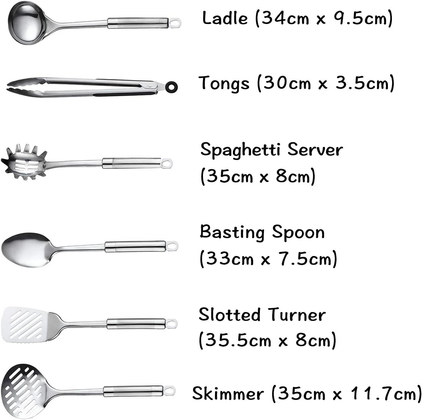 Cooking Utensil Set, 11 PCS Stainless Steel Kitchen Utensil Set, Nonstick Kitchen Gadgets Cookware Set with Spatula
